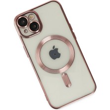 Etorva Store Apple Iphone 14 Kılıf Kross Magneticsafe Kapak - Rose