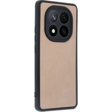 Etorva Store Xiaomi Redmi Note 14 Pro 4g Kılıf Aras Deri Kapak - Pudra