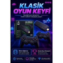 Datatek 2.4g Kablosuz Gamepadli Mini Oyun Konsolu HDMI Destekli Retro Oyun Cihazı Seti