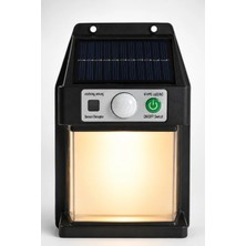 Datatek Güneş Enerjili Sensörlü Solar Aplik Duvar Tipi Dış Mekan Hareket Algılamalı Işık