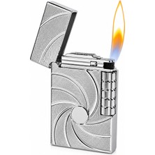 Onr Store Zenit Kabartma Desenli Metal Gaz Dolumlu Taşlı Çakmak – Hediyelik Premium Model