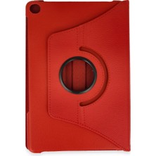 Etorva Store Huawei Matepad Se Kılıf 360 Tablet Deri Kılıf - Kırmızı