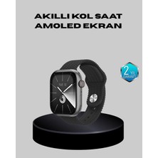M Merc Giyim Kablosuz Şarjlı Akıllı Saat Bluetooth Arama Bildirim Destekli Uzun Pil Ömürlü