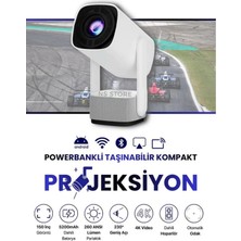 Renklime Taşınabilir LED Projeksiyon Cihazı, 1080P Çözünürlük ve 4K Destekli, Kablosuz Bağlantı Özellikli