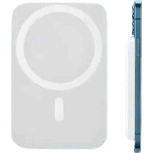 M Merc Giyim 15W Magsafe Uyumlu Manyetik Kablosuz Powerbank 5000 Mah