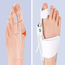 Datatek Ayarlanabilir Ayak Baş Parmak Kemik Düzeltici – Halluks Valgus (Bunyon) Aparatı, Gece Gündüz Kullanıma Uygun Ayak Düzeltme Ateli