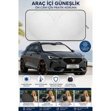 Datatek Premium Büyük Boy Katlanır Oto Ön Cam Güneşliği Isı Yansıtıcı Uv Otomobil Aksesuarı
