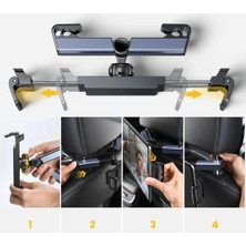 Datatek Pratik Koltuk Arkası Ayarlanabilir Tablet Telefon Tutucu