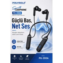 Datatek Bluetooth Uyumlu Spor Kulaklık Uzun Pil Ömürlü Boyun Askılı Stereo Sesli