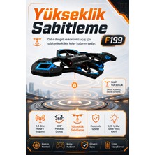 Datatek Işıklı Gövdeli Uzaktan Kumandalı Drone Oyuncak 360 Derece Takla Atabilen Uçuş Seti