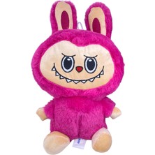 Elit Peluş Labubu Orta Boy Pembe