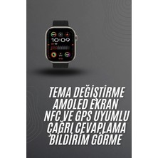 M Merc Giyim Akıllı Saat 2.02 Inch Nabız Ölçer Arama Konuşma Müzik Dinleme