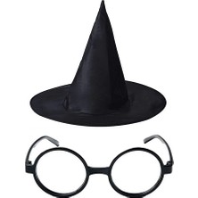 Datatek Harry Potter Büyücü Şapkası ve Harry Potter Büyücü Gözlüğü Siyah Renk