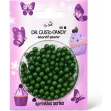 Dr. Gusto 4 mm Koyu Yeşil Boncuk Pasta Süsleme Şekeri