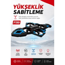 Datatek Katlanabilir Tasarımlı Uzaktan Kumandalı Drone 360 Derece Dönüş ve Işıklı Uçuş Özellikli