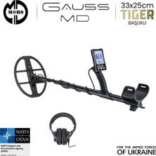 Gauss Md Dedektör – Tıger 33X25,5CM Başlık + Kulaklık