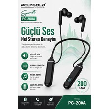 Datatek Uzun Süre Kullanımlı Kablosuz Kulak Içi Spor Kulaklık Stereo Ses Mikrofonlu