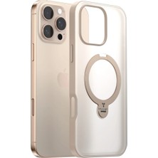 Torras Apple iPhone 16 Pro Max O Stand Spin Serisi Magsafe Kılıf