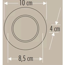 Datatek Cata Ct 5258 Siyah Kasa Zepra LED Spot 6W 3 Renkli