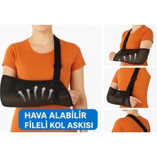 Datatek Fileli Hava Alan Ortopedik Kol Askısı Ayarlanabilir Kol Sabitleyici Destek Aparatı