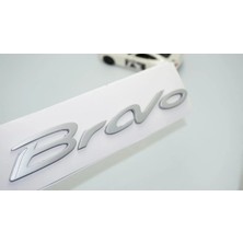 Empressco Fiat Bravo Bagaj Gri Abs 3m 3D Yazı Logo Amblem