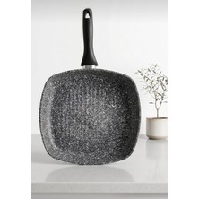 Taç Ultra Granit 28 cm Kare Izgara Tava