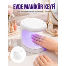 Laraheiser Protez Tırnak Kurutucu Kalıcı Oje LED Oje Kurutucu Uv Işınlı Taşınabilir Yeni Nesil