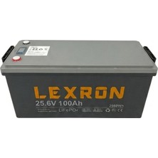 Lexron 100AH 25.6V Lityum Batarya