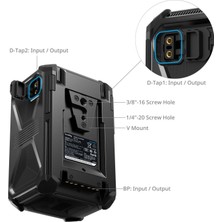 Smallrig 4984 X99 X-Touch Smart Üçlü Korumalı 1,5 M  Düşmeye Dayanıklı IP54 Su Geçirmez / Toz Geçirmez) V-Mount Batarya