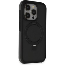Etorva Store Joko Apple Iphone 15 Pro Zorda Airbag Magsafe Standlı Kapak - Siyah