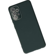 Etorva Store Samsung Galaxy A53 5g Kılıf Lansman Glass Kapak - Koyu Yeşil