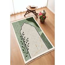 Aymira Home Dekoratif Dijital Baskılı Kaymaz Taban Seccade Namazlık 75X120