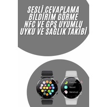 Etorva Store Akıllı Saat Uyku ve Sağlık Takibi Nfc Uyumlu Bluetoooth Bağlantılı Android Ios Uyumlu