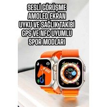 Etorva Store Akıllı Saat Nfc ve Gps Uyumlu Uyku ve Sağlık Takibi Sesli Görüşme