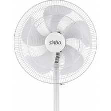 Datatek Sinbo Ayaklı Vantilatör - 5 Pervaneli - 16 Inç - Beyaz Renk