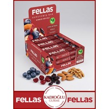 Fellas Kırmızı Meyveli Kuruyemiş Bar 30 gr x 12 Adet