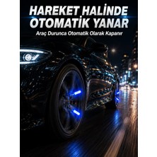 Laraheiser Hareketle Yanan LED Sibop Işığı 4'lü Araç Lastik Lambası