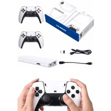 Etorva Store 3D Çift Oyun Kollu 4K Hd Ekran Nostaljik 20.000 Oyunlu Beyaz Game Box