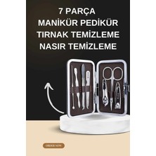 Etorva Store Manikür Pedikür Seti Ikili Set El ve Ayak Bakımı Nasır Temizleme Protez Tırnak Çıkarma