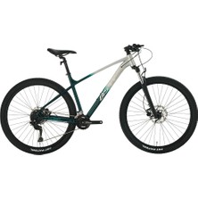 Bisan Bold 9.2 Erkek Dağ Bisikleti 43CM Hd 29 Jant 18 Vites Gri Koyu Yeşil Krom