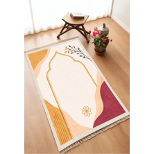 Aymira Home Dekoratif Dijital Baskılı Kaymaz Taban Seccade Namazlık 75X120