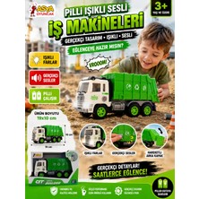 Marka Asya Oyuncak Pilli Işıklı Sesli Iş MAKINELERI-998-43E4-YEŞIL Beyaz