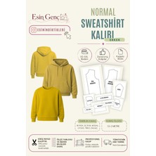 Esin'in Diktikleri Erkek Normal Kollu Sweatshirt Kalıbı | Xs-5xl Beden | Kağıt Baskı | Profesyonel Dikiş Kalıbı