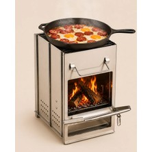 My Class Myclass Firebox Katlanır Paslanmaz Çelik Kamp Ocağı