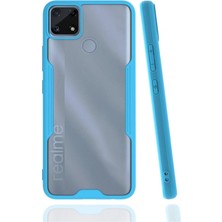 Etorva Store Realme C25 Kılıf Platin Silikon - Mavi