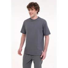Lumberjack C Neck 11BS38 0 Yaka Erkek Tshirt - Antrasit