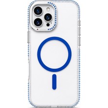 Nettech Apple iPhone 13 Pro Uyumlu Taşlı Seri Arka Koruma Kılıf