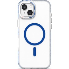 Nettech Apple iPhone 13 Uyumlu Taşlı Seri Arka Koruma Kılıf