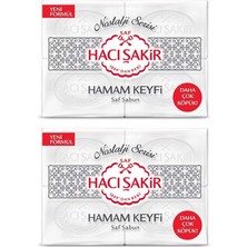 Hacı Şakir Hamam Keyfi Kalıp Sabun 800 gr 2 Li