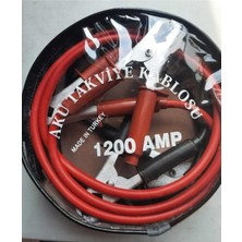 Brf Store Sepetium Yerli Araç Akü Takviye Kablosu 1200 Amper Çantalı 2 Metre A+ Kalite